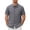 #04 Gray 【Mix, Match & Rotate: Stock Up on Daily Colors】, variant on Men's Summer Plaid Casual Button Down Shirt Short Sleeve Collared Top, Loose Fit Breathable Quick Dry Lightweight, Beach Vacation Daily Outfits Fashion Essential | JASKFLY,Blue L