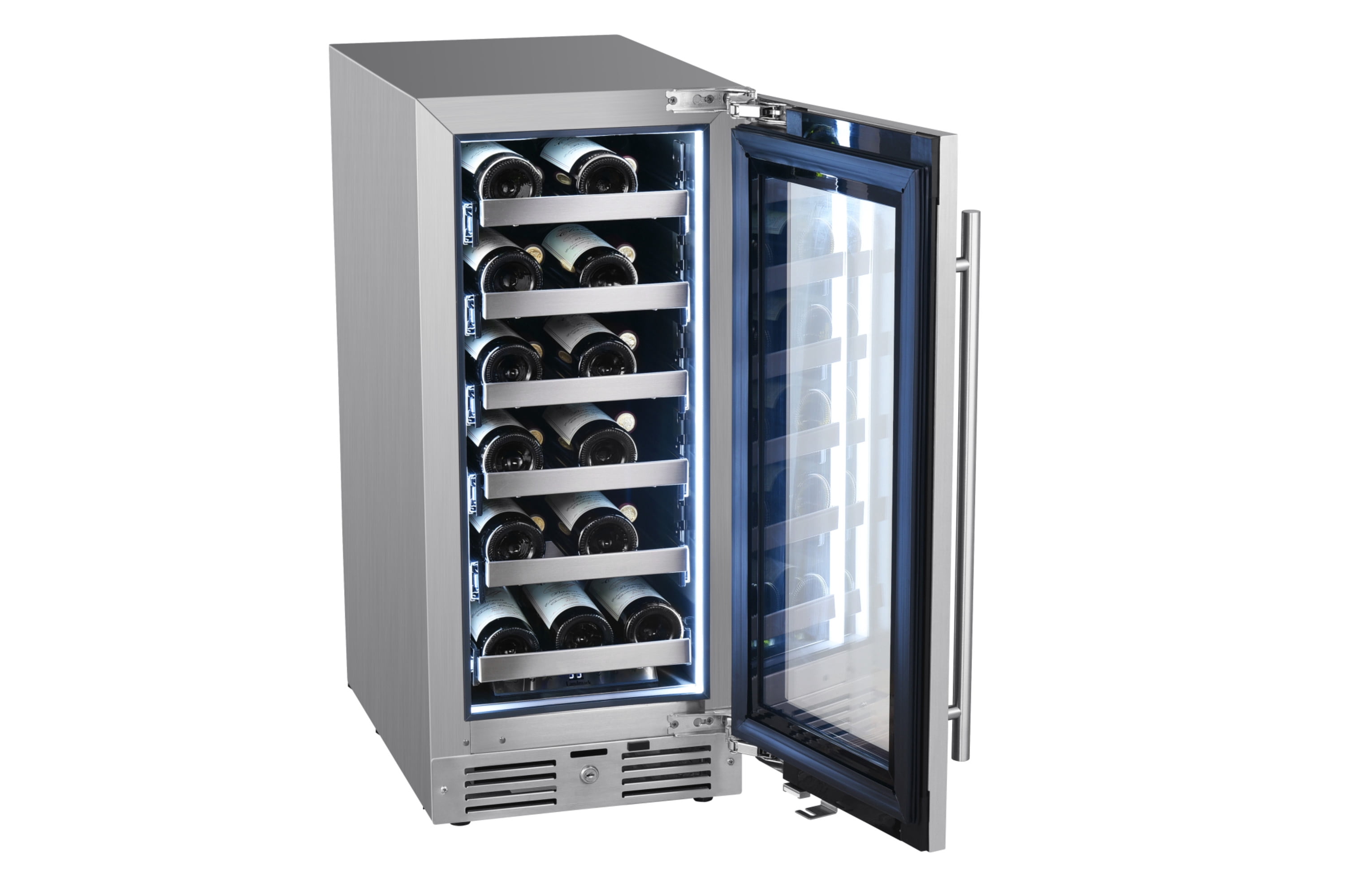 Landmark L3015ui1w-Rh 15" Wide 23 Bottle Capacity Single Zone Wine Cooler - Panel Ready