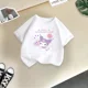 thumbnail image 3 of Bonita camiseta de dibujos animados de verano para niños y niñas, camiseta Kulomi con estampado creativo, informal, estilo urbano, Y2K, camiseta transpirable de cuello redondo para niños y niñas, 3 of 5