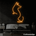 thumbnail image 3 of Craftnamesign Dog Line Art Neon Sign for Dog Memorial Bedroom Wall Decor, 3 of 5