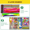 thumbnail image 4 of Arts & Crafts Supplies Kits & Materials Set for Kids, 3000+Pcs Arts and Crafts Supplies for Kids, DIY School Supplies Set for Girls Boys, 4 of 6