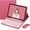 Dark Pink-iPadmini4/mini5, variant on Keyboard Case for iPad Air 2, Pro 9.7, 5th & 6th Gen - Detachable Round Key Cute Candy Colors Keyboard (Dark Pink)