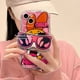 thumbnail image 3 of Funda + Soporte Para Gafas Compatible Para iPhone XR 14 13 11 12 Pro Max 8 7 6 6s Plus SE 2020 XS De Teléfono De Dibujos Animados Protección Suave Cubierta Trasera, 3 of 3