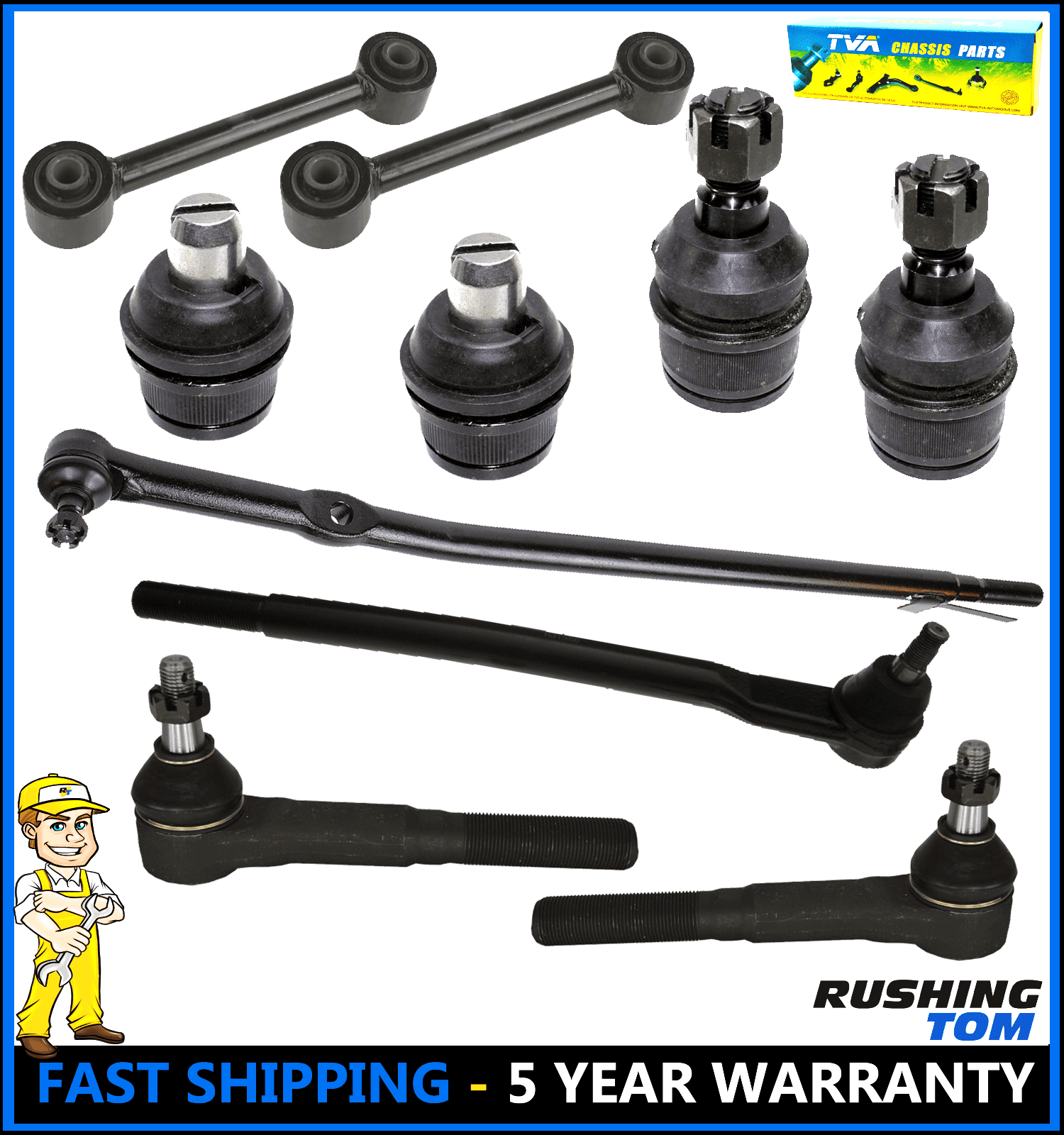 Ford Excursion F250 F350 SD 2WD Brand New 10 pc Complete Front