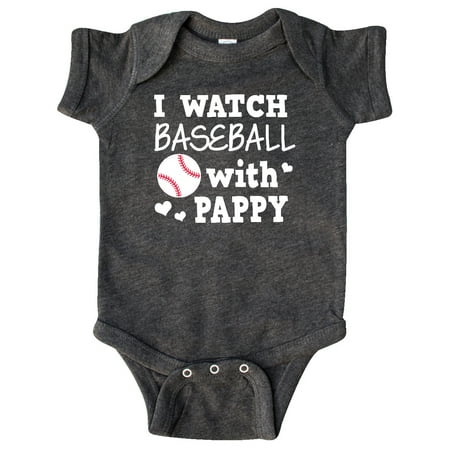 

Inktastic I Watch Baseball with My Pappy Gift Baby Boy Bodysuit