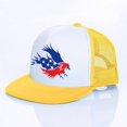 thumbnail image 1 of Men Women American Independence Day Celebration Snapback Hat USA Flag Bone Baseball Cap Strong Fist Eagle Trucker Hats YF11756-60cm Gao Jinjia LED, 1 of 2