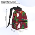 thumbnail image 2 of Balery Dinosaur Christmas Happy New Year Mochila para Mujeres y Hombres, Mochila Ligera Casual para Viajes, Mochila Clásica Básica para la Universidad, 2 of 6