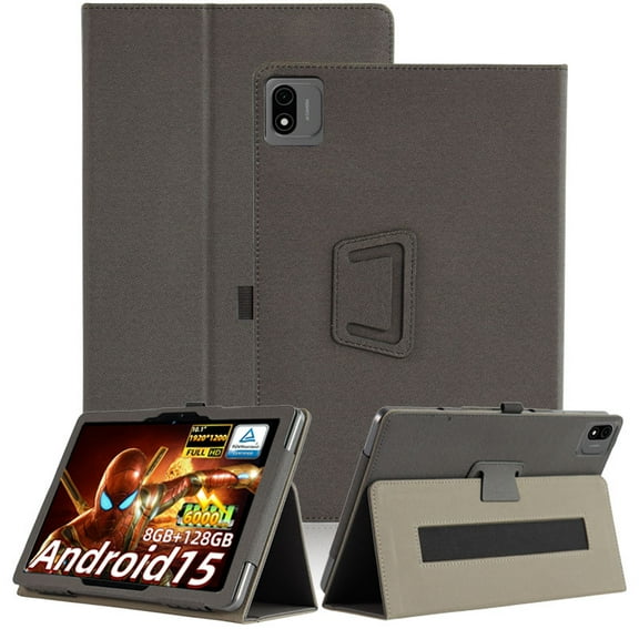 GUXANG For HEADWOLF W6-Gray 10.1 Inch Tablet Casel Protective Case with Handheld Band,Support Stability，Screen Protection, Multi Perspective，Portable,Drop
