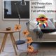 thumbnail image 2 of Cute AirPods Pro Case with Bear Keychain 6in1 Accessories, 3D Cartoon Biscuit Bear Skin Fashion Cool Fully Protected Shockproof Silicone Cover with Ai, 2 of 4