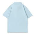 thumbnail image 5 of Little Boys Polo Shirt Sky Blue Shirt Boys Casual Blouse Tops Pullover Short Sleeve Polo Boys Polo Shirts Size 6-7 Years, 5 of 5