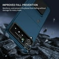 thumbnail image 3 of for Samsung Galaxy Z Flip4 5G Case, Armour Rugged Silicone TPU Bumper Tough PC Cover Galaxy Z Flip 4 with Kickstand, Military Shockproof Phone Case for Samsung Z Flip4 Blue, 3 of 6