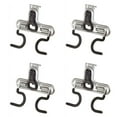 thumbnail image 1 of Rubbermaid FastTrack Wall S Hook 2 Handle Tool Storage Organizer Rack (4 Pack), 1 of 9