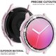 thumbnail image 2 of Funda compatible con Samsung Galaxy Watch Active 2 Bling 40 mm, mujer niña cristal diamante reloj bisel protector de parachoques brillante reloj cara funda para Samsung Active2 40 mm (transparente) WD.WDQZL Producto electrónico, 2 of 6