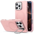 thumbnail image 1 of Funda ESR para iPhone 16 Pro de silicona con soporte MagSafe, color rosa, 1 of 9