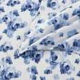 thumbnail image 6 of Laura Ashley Brushed Cotton Flannel Sheet Set Color: Emelisa Blue Size: FULL SET, 6 of 10
