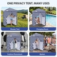 thumbnail image 6 of EAGLE PEAK Flex Ultra Compact 5x5 Pop-up Changing Room Canopy, Portable Privacy Cabana for Pool, Fashion Photoshoots, or Camping (Blue White), 6 of 10