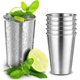 thumbnail image 1 of 6 Pzas Vasos de Acero Inoxidable 304 Apilables de 500 ml, Tazas Reutilizables para Agua, Bebida y Vino en Fiestas, Actividades al Aire Libre, Fácil de Limpiar, 1 of 4