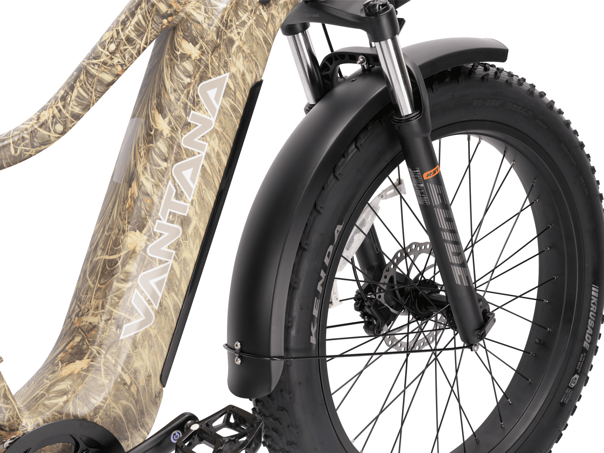 Vantana Titan Hunting Electric Bike, 1000W Peak Motor, Torque Sensor, 960Wh Samsung Battery, 95 Mile Range, 28 MPH, 400 lb Payload, UL Certified for Hunters & Outdoor Adventures, Matte Gun Metal