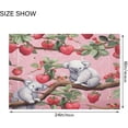 thumbnail image 2 of GZHJMY Bathroom Rug Koala Strawberry Soft and Absorbent Bathroom Carpet Non-Slip Machine Washable Plush Bath Floor Rug Door Mat for Bathtubs, Toilet,Kitchen, 16x24 in Carpet Runner, 2 of 6