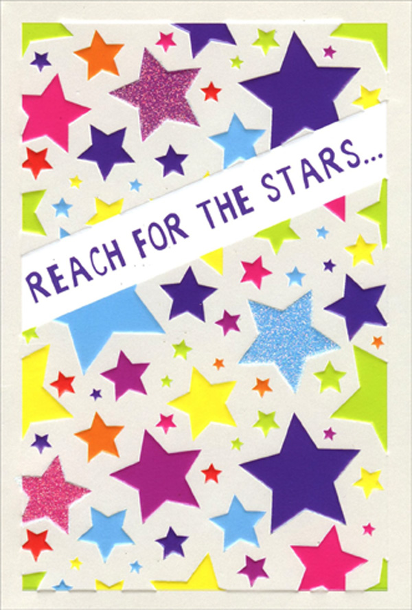 pictura colorful reach for the stars graduation
