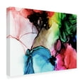 thumbnail image 4 of Canvas Wall Art - Tom Quartermaine 'Multiolor Alcohol Ink' Wall Art for Living Room, Bedroom, or Office Décor by Trademark Fine Art - 32 x 24 Inches, 4 of 4