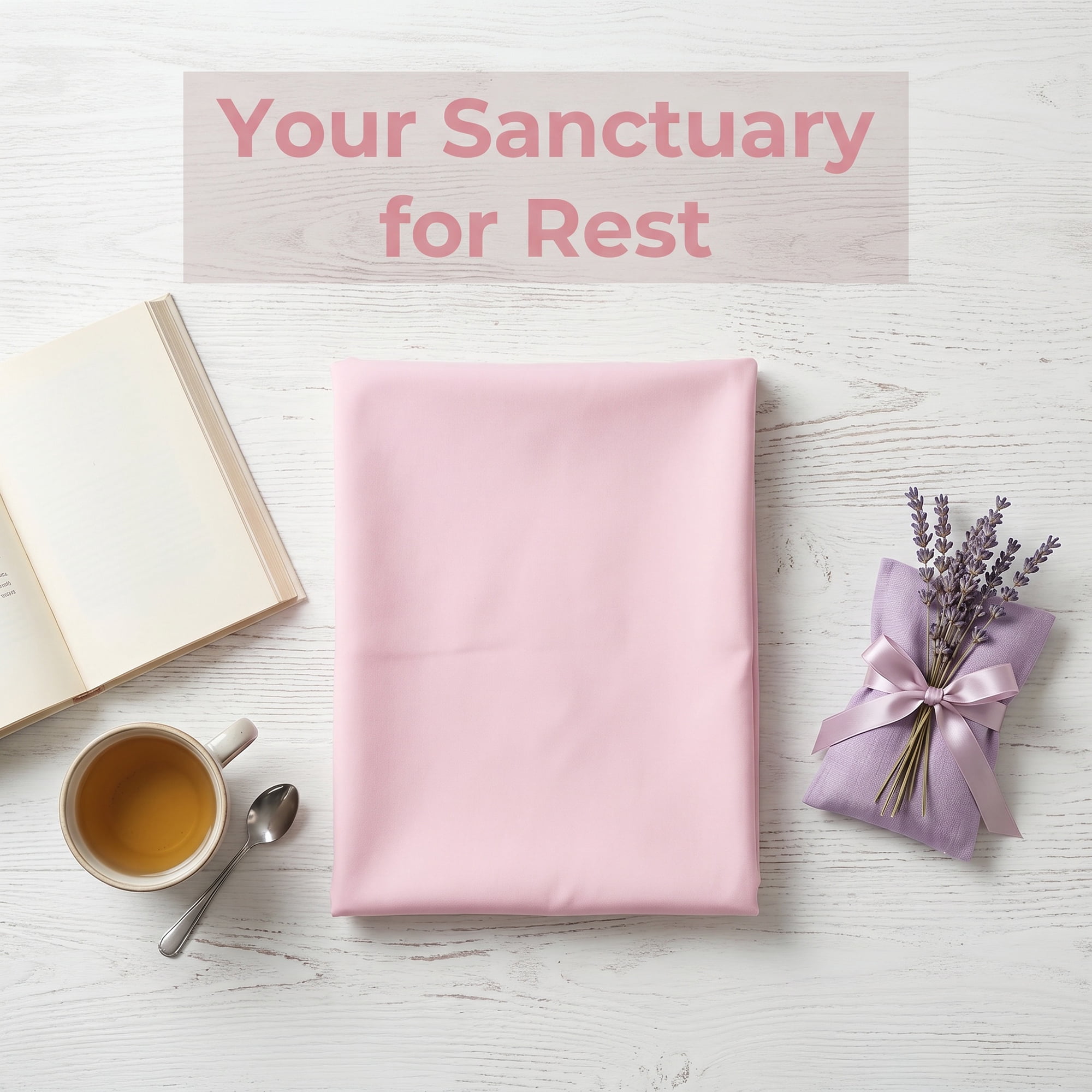 Unique Bargains Standard-size Zippered Pillow Protector Waterproof Polyester Pink