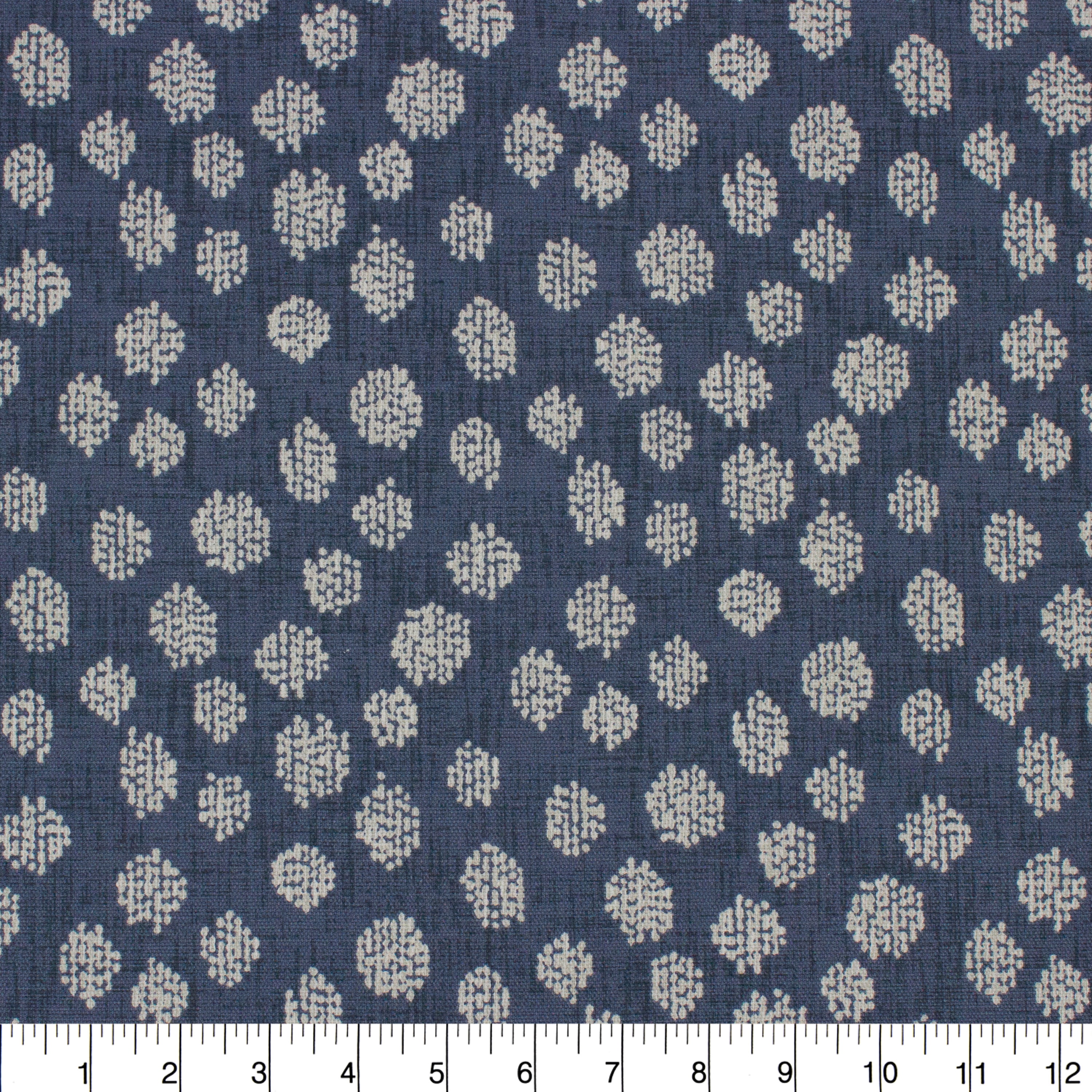 Better Homes & Gardens 100% Cotton Blue Dots 2 Yard Precut Fabric