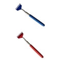 thumbnail image 1 of Back Scratcher,Wide Telescoping Back Scratcher Extendable Metal,Massager Extend Portable long Scratch ,Extending Office Home Tetractable Hand Tool 21cm,Black Stainless Steel Adults Men Zulema none, 1 of 8