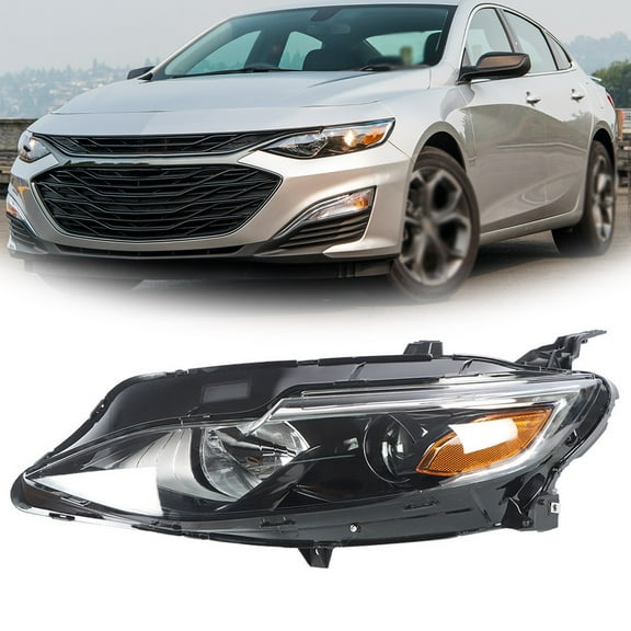 Driver/Left Side For Chevy Malibu 2019 2020 Replacement LH Headlight Assembly