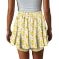 thumbnail image 4 of KISSMODA Flowy Shorts for Women Chiffon Ruffle Skorts Mini Skirts for Teen Girls, 4 of 5
