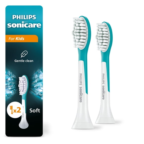 Philips Sonicare - Cabezal de cepillo para polvo para niños (2 unidades), Estándar, 2 unidades