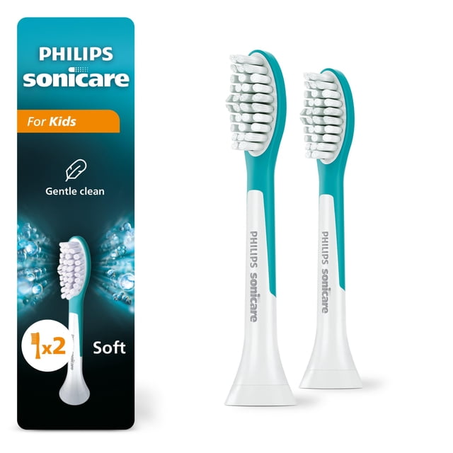 Philips Sonicare - Cabezal de cepillo para polvo para niños (2 unidades), Estándar, 2 unidades