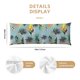 thumbnail image 3 of Balery Hawaiian Style Funda Protectora para Almohada Corporal de Algodón Hipoalergénico con Cierre(55 x 21 pulgadas), Almohadas No Incluidas, 3 of 7