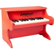 Schoenhut Jaymar 25 Key Table Top Piano - Red Mini Keyboard Piano - Toddler Musical Instruments Promote Hand-Eye Coordination - 25 Tuned Baby Keys Piano Keyboard Toy for Kids - Piano Gift for Kids