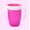 pink, variant on 360 Degrees Can Be Rotated Baby Learning Drinking Cup with Double Handle Silicone Drinking Cup Anti-Choking Drinking Cups