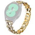 thumbnail image 1 of Zinc Alloy Twisted Watch Band Rhinestone Decor for Verizon GizmoWatch 2 Watch Strap - Black, 1 of 5