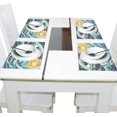 thumbnail image 4 of Ryvnso Placemats Set of 4 Wave Dining Mats Heat-Resistant Non-Slip Washable Table Mat, 4 of 8