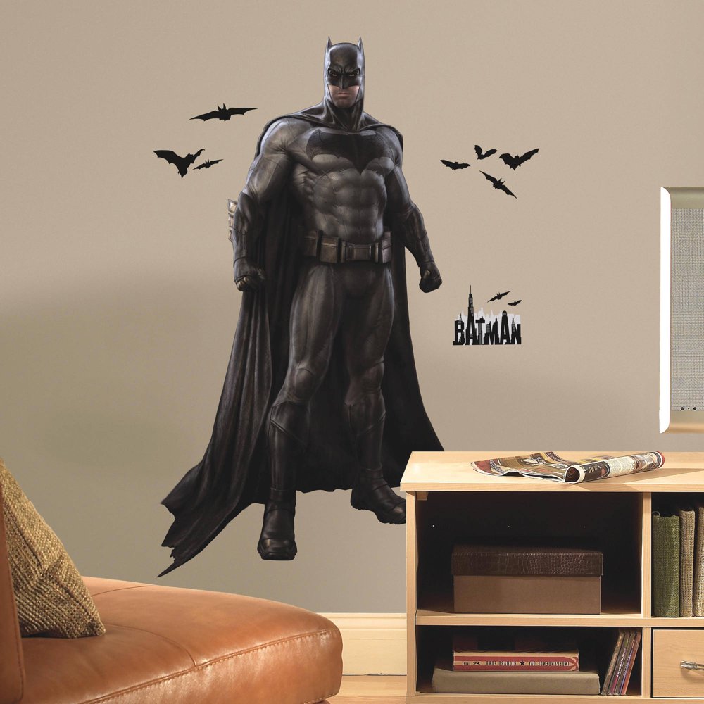 RoomMates Batman vs Superman Batman Peel and Stick Giant Wall Decals
