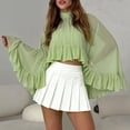 thumbnail image 2 of QASIEATN Women Chiffon Shawl Cape Mesh Poncho Top Capelets for Evening Dress Shawl Cover Up Wedding Daily Wear Casual Accessories Wraps for Women, 2 of 6