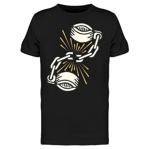 Broken Shackles With Rays T-Shirt Men -Image by Shutterstock, Male 3X-Large