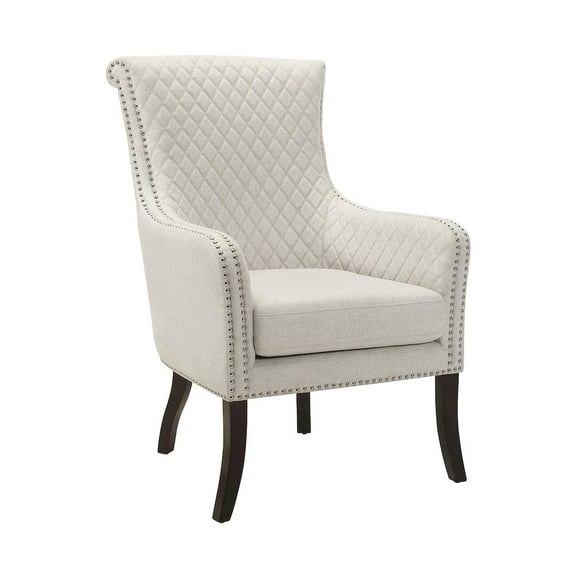 Lexicon Avalon Upholstered Accent Chair in Beige