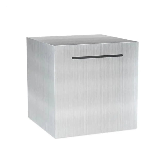 Stainless Steel Money Box Security Only In Coin Saving Handmade ,Easy to Operate