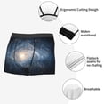 thumbnail image 3 of Fotbe The Galaxy Calzoncillos Tipo Boxer con Bolsa de Soporte Total para Hombre, X-Temp Fresco, Transpirable y de Secado Rápido-Small, 3 of 5