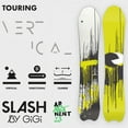 thumbnail image 5 of Slash by GiGi - Vertical Snowboard, Camber, 3D Lift, Tri-Ax Fiberglass, Woodcore, Traction - 161, 5 of 5