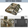thumbnail image 5 of COEQINE Golf Cart Seat Covers/Seat Towel Fit for EZGO Yamaha Club Car, Lightweight Seat Cushions Accessories Compact Bag-Style Folding, 51.2x30.3 Inch, Deer Fall Camo Hunting Forest, 5 of 8
