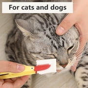 Twinkseal Pet Tear Stain Remover 2-pack Pet Eye Combs Soft Flexible Tear Stain Removers for Dogs Cats Reusable Pet Grooming Accessories Tear Stain Brush