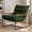 DGreen, variant on GOODONE Accent Chair for Adults,Plush Arm Chair with Wooden Arms Metal Frame for Living Room,Bedroom,White