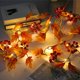 thumbnail image 2 of Advancent Juego de cuerdas de luces de Halloween, hoja de otoño, fiesta de cumpleaños, dormitorio, sala de estar, ventana, lámpara de Iluminación navideña 2 piezas, 2 of 6