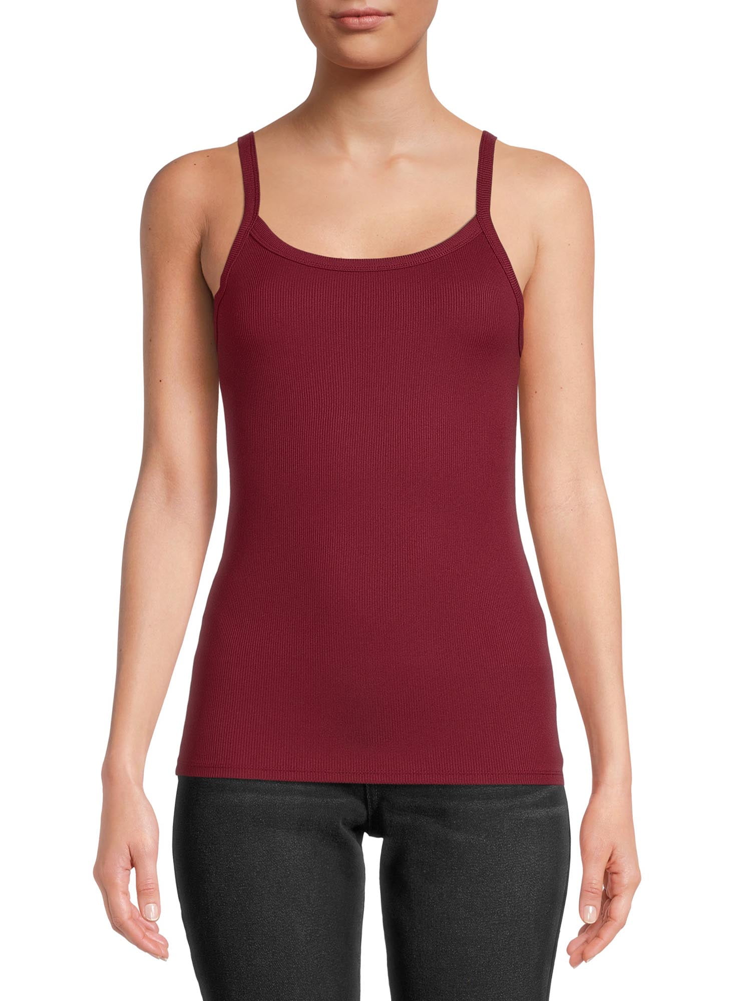 No Boundaries Juniors' Ribbed Cami Tank Top