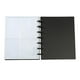 thumbnail image 3 of 160 Bolsillos 2x álbum 7 Carpeta de Anillas Mangas para Sesión Fotográfica Cuaderno Recargable Portátil para Tarjetas Soporte de Almacenamien Negro perfecl Mini álbum de fotos, 3 of 5